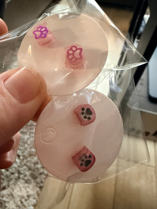 Paw Print Earrings