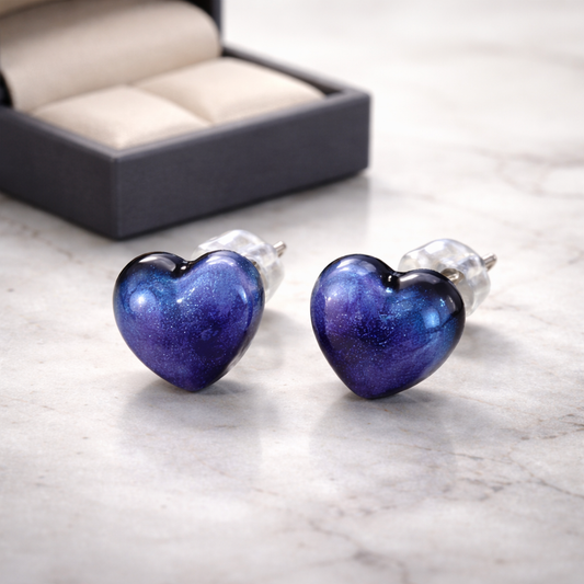 Aesthetic Handmade Resin Earrings – Lightweight Statement Earrings