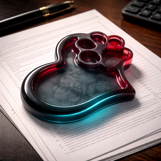 Galaxy Paw Resin Trinket Tray – Aesthetic Pet Lover Jewelry Dish