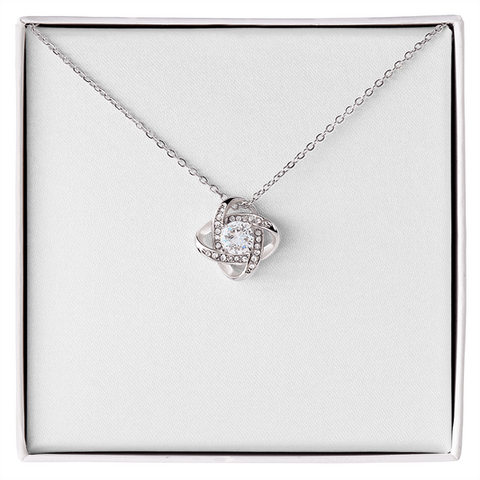 To My Love - God Knew My Heart Needed You | Faith Necklace Gift