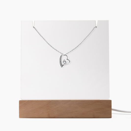 Crystal Heart Necklace – Timeless Love Pendant